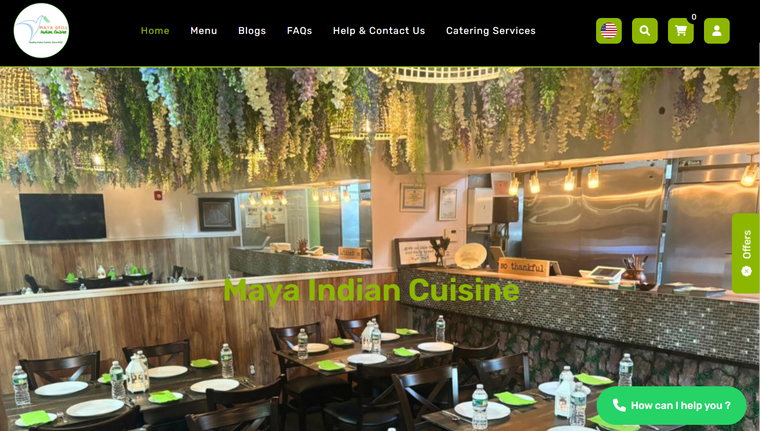 Maya Indian Cuisine project